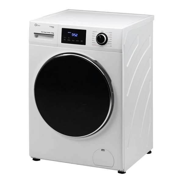 ماشین لباسشویی جی پلاس مدل GWM-K8340W ظرفیت 8 کیلوگرم)