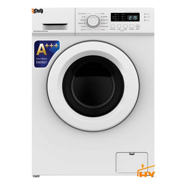 ماشین لباسشویی سام الکترونیک مدل UN-Q1225/I ظرفیت 8 کیلوگرم)