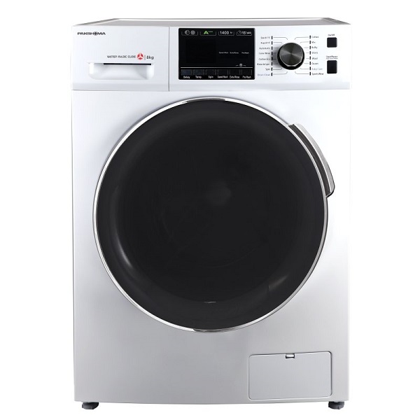 ماشین لباسشویی پاکشوما مدل TFU-84401 ظرفیت 8 کیلوگرم)