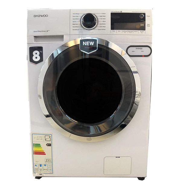 ماشین لباسشویی دوو مدل DWK-PRO841TT ظرفیت 8 کیلوگرم)